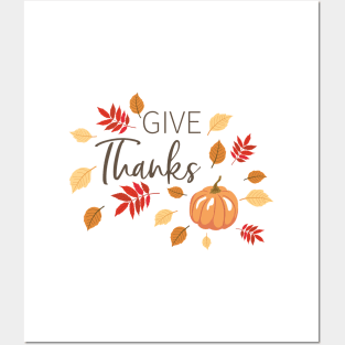Give Thanks Posters and Art